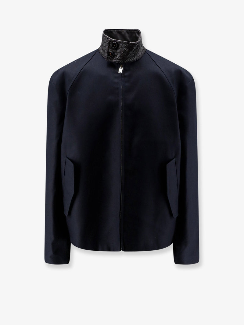 Bottega Veneta Bottega Veneta Harrington Compact Cotton Gabardine Jacket - World Class Fashion