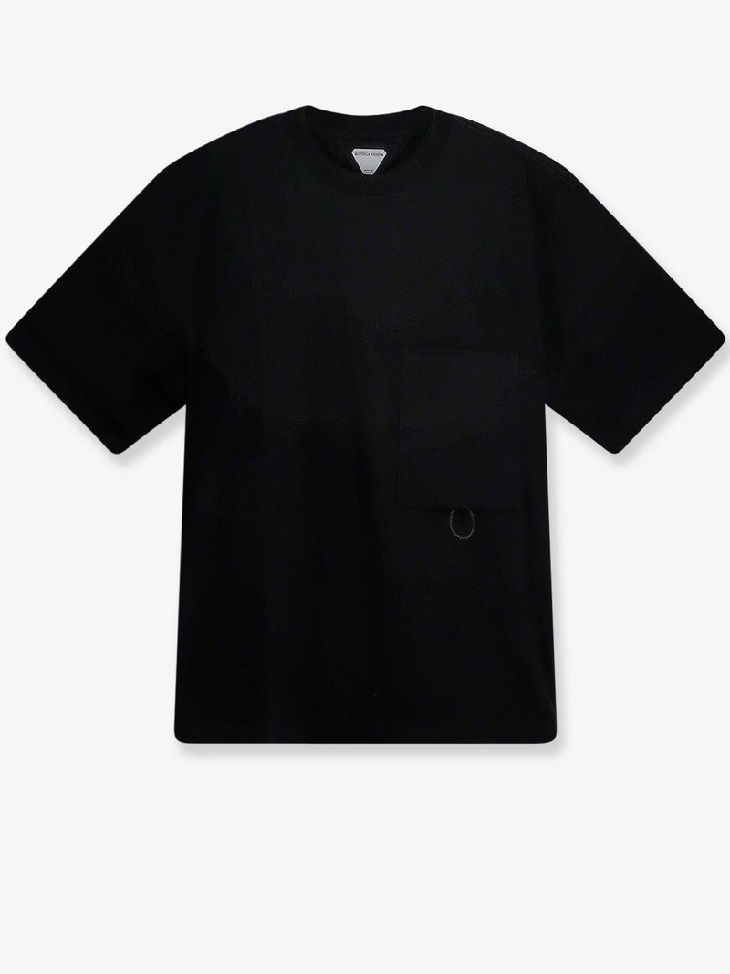 Bottega Veneta Bottega Veneta Compact Cotton T-Shirt Black - World Class Fashion