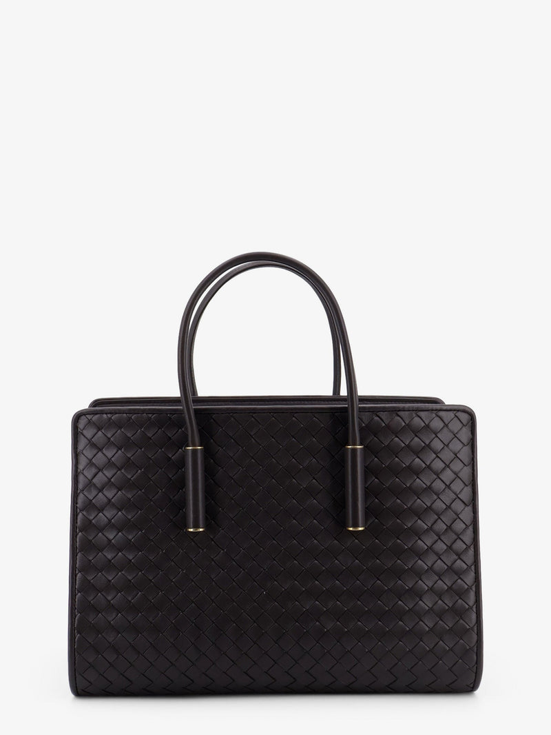 Bottega Veneta Bottega Veneta Barbara Leather Handbag Black - World Class Fashion