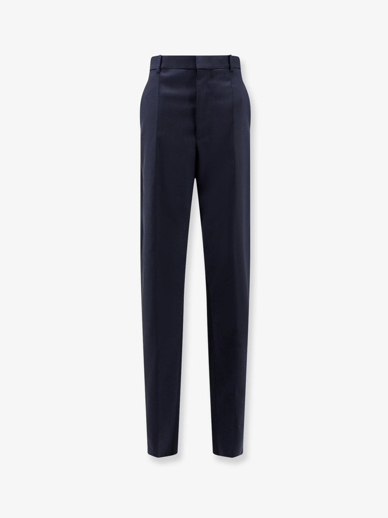 Bottega Veneta Bottega Veneta Tailored Wool Trousers Blue Women - World Class Fashion