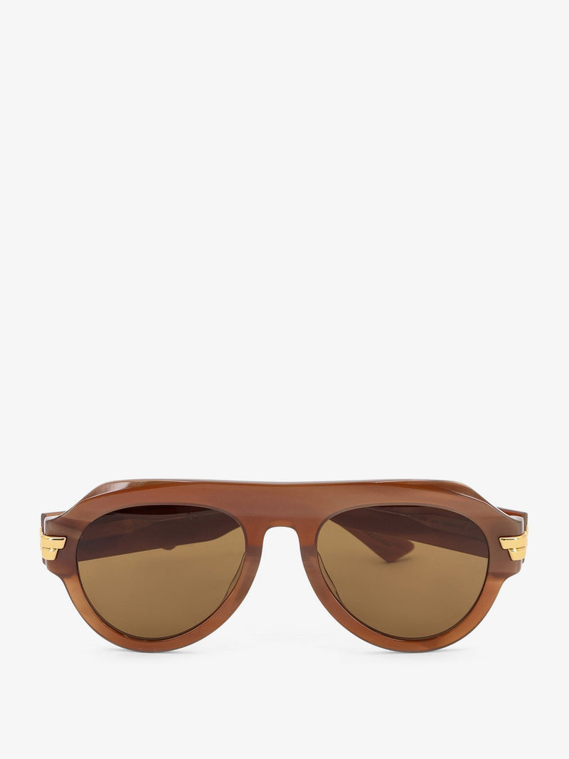Bottega Veneta Bottega Veneta Acetate Sunglasses Brown Women - World Class Fashion