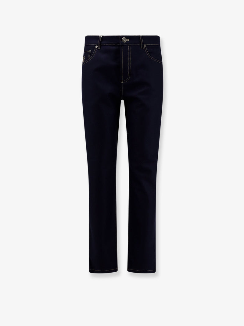 Brunello Cucinelli Brunello Cucinelli Virgin Wool Trousers Blue - World Class Fashion