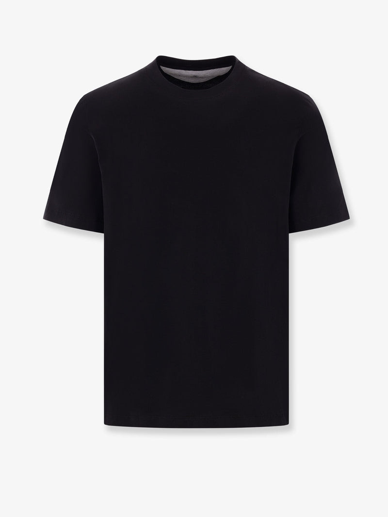 Brunello Cucinelli Brunello Cucinelli Cotton T-Shirt Black - World Class Fashion