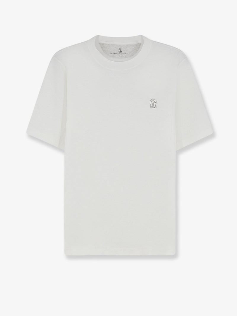 Brunello Cucinelli Brunello Cucinelli Cotton T-Shirt White Men - World Class Fashion
