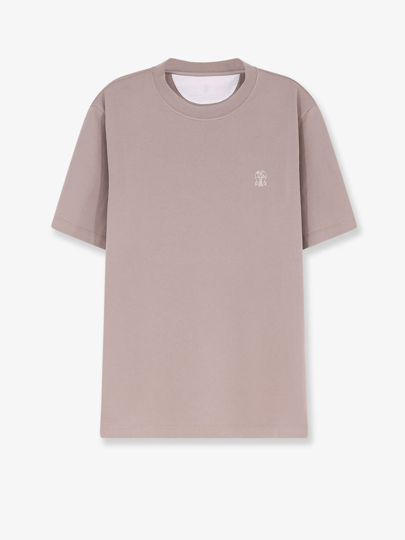 Brunello Cucinelli Brunello Cucinelli Cotton T-Shirt Beige Men - World Class Fashion