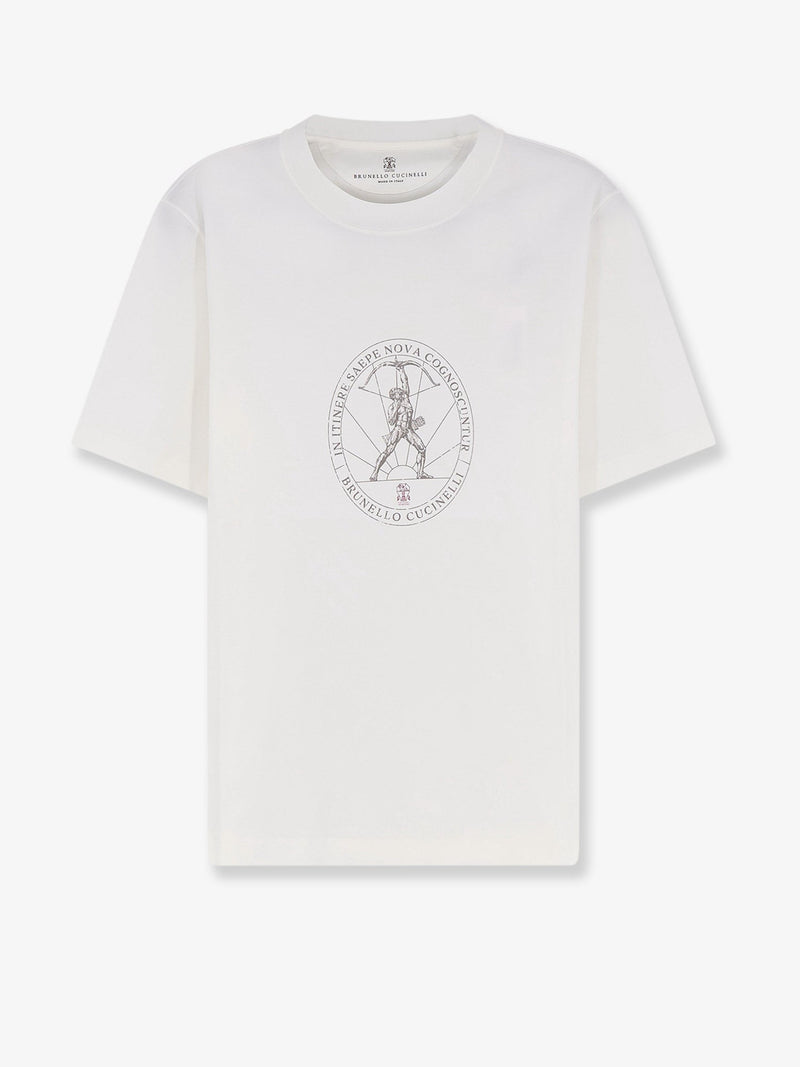 Brunello Cucinelli Brunello Cucinelli Cotton T-Shirt White Men - World Class Fashion