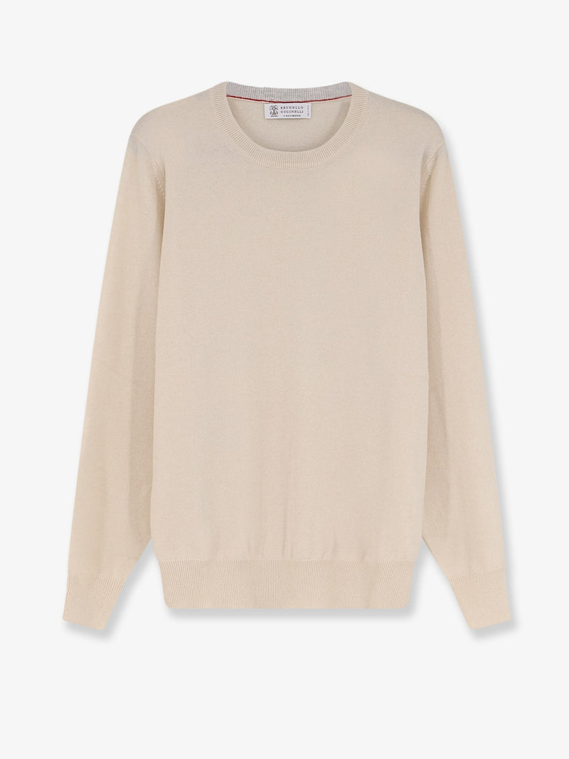 Brunello Cucinelli Brunello Cucinelli Cashmere Sweater Beige Men - World Class Fashion