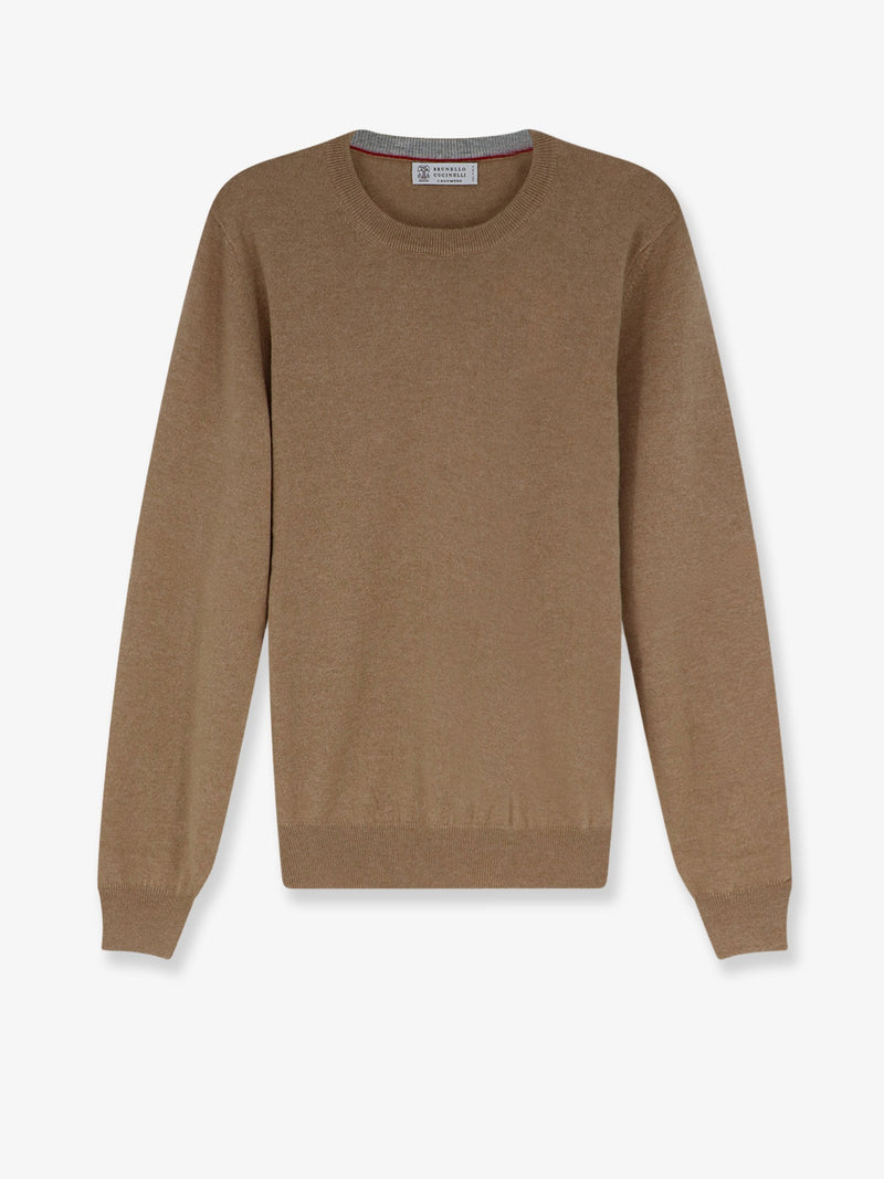 Brunello Cucinelli Brunello Cucinelli Cashmere Sweater Beige Men - World Class Fashion