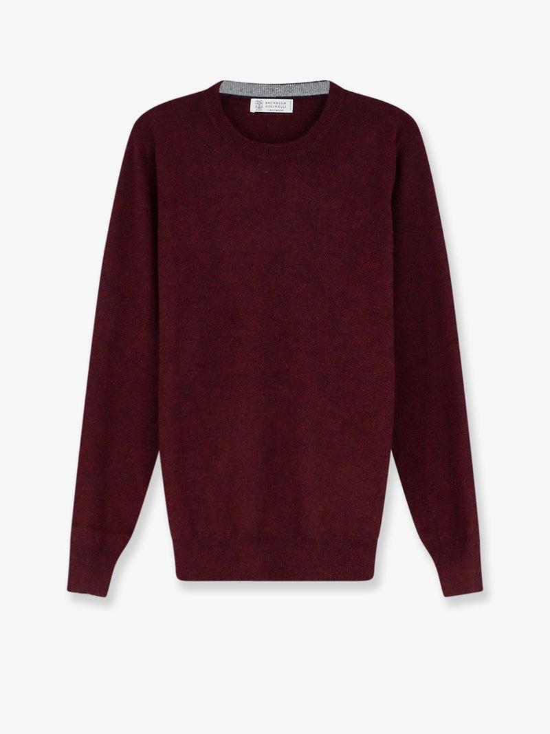 Brunello Cucinelli Brunello Cucinelli Cashmere Sweater Red Men - World Class Fashion