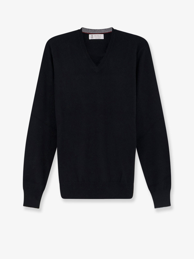 Brunello Cucinelli Brunello Cucinelli Cashmere Sweater Black Men - World Class Fashion