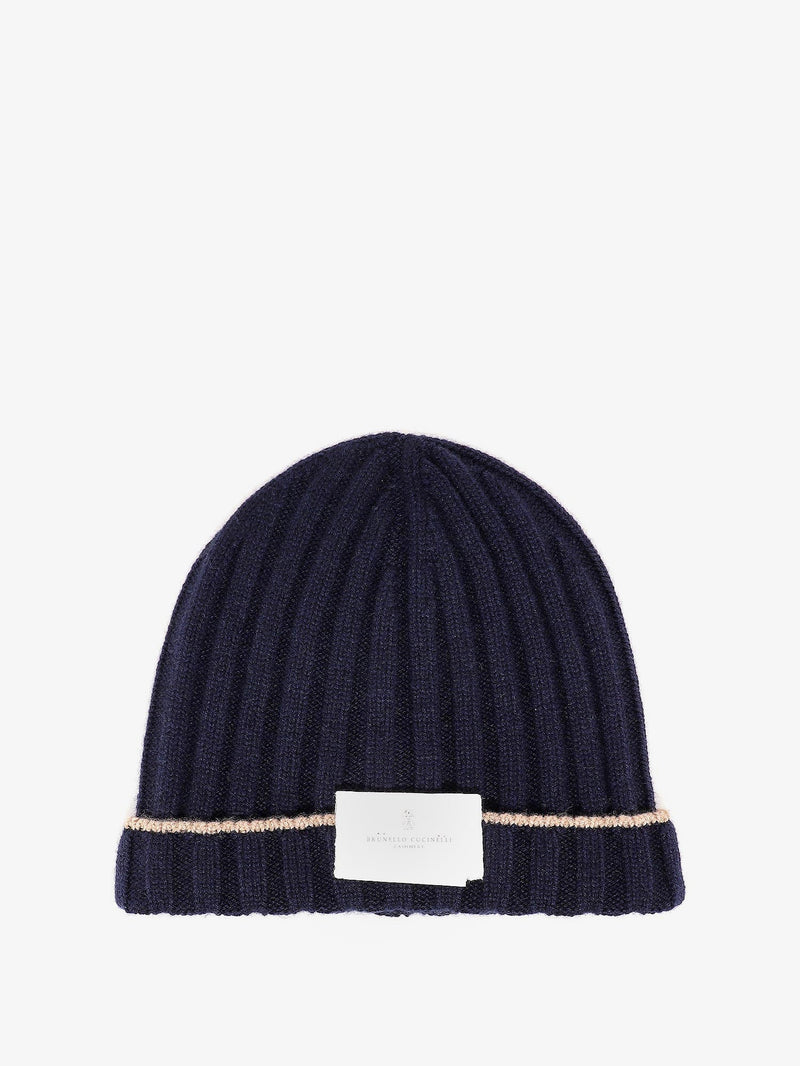 Brunello Cucinelli Brunello Cucinelli Beanie Cashmere Hat - World Class Fashion