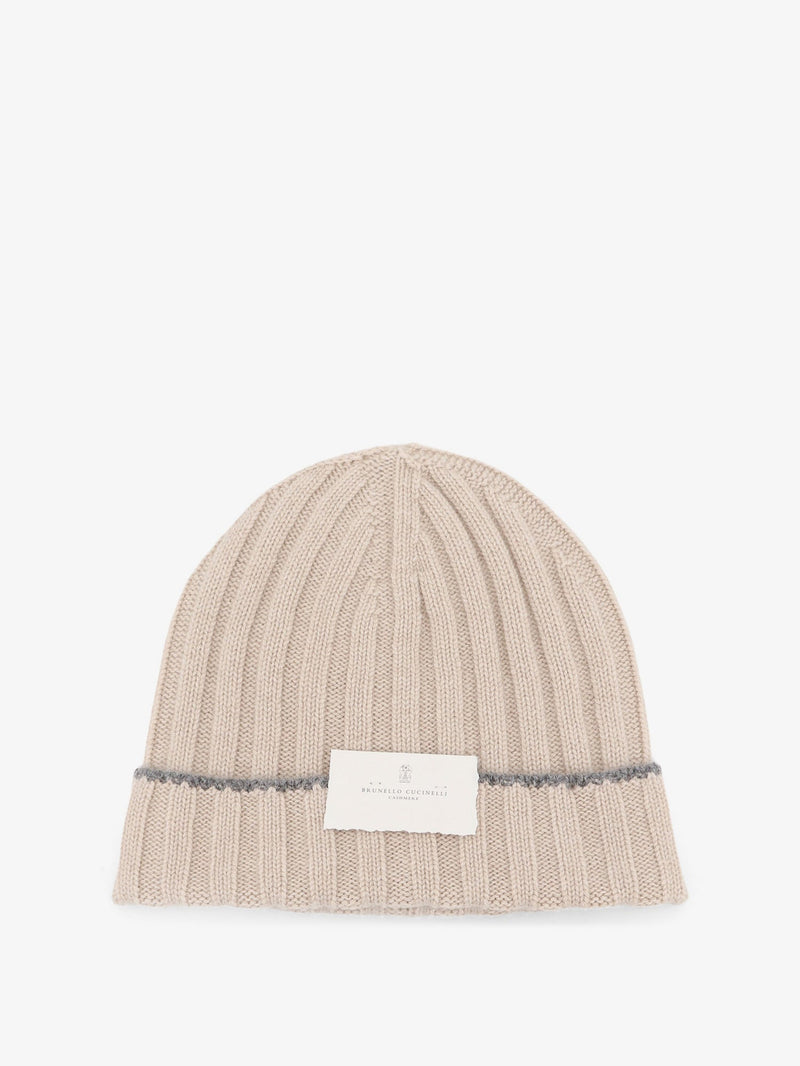 Brunello Cucinelli Brunello Cucinelli Beanie Cashmere Hat - World Class Fashion