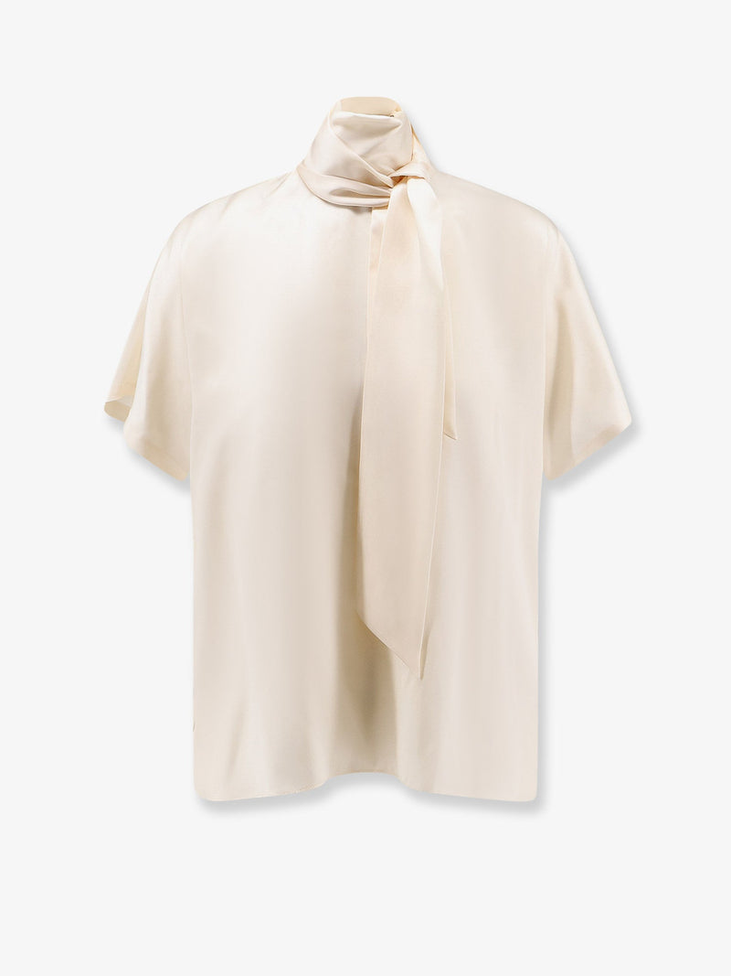Brunello Cucinelli Brunello Cucinelli Silk Top Beige Women - World Class Fashion