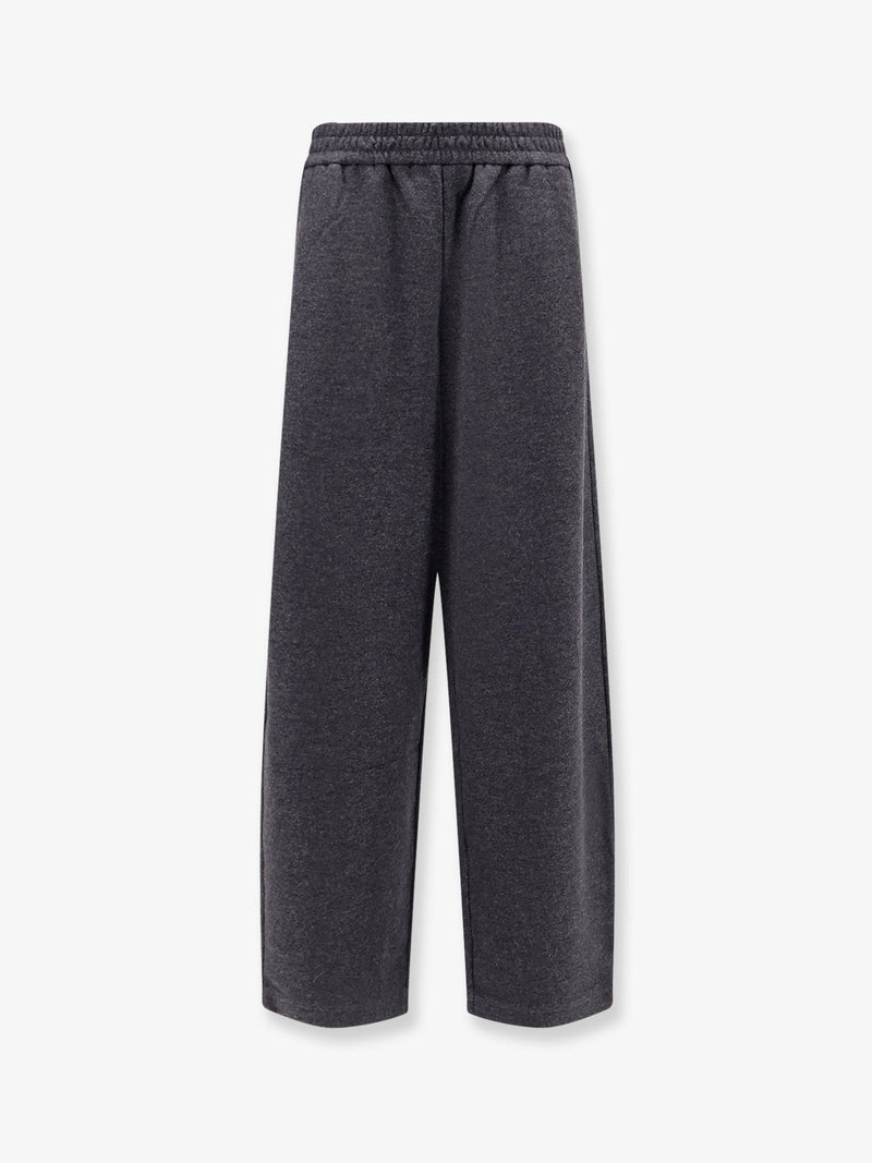 Brunello Cucinelli Brunello Cucinelli Cashmere Interlock Track Pants Grey - World Class Fashion