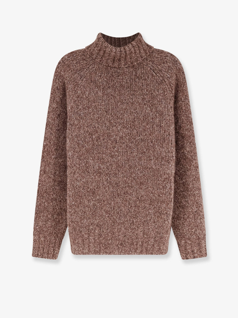 Brunello Cucinelli Brunello Cucinelli Cashmere Silk Turtleneck Brown - World Class Fashion