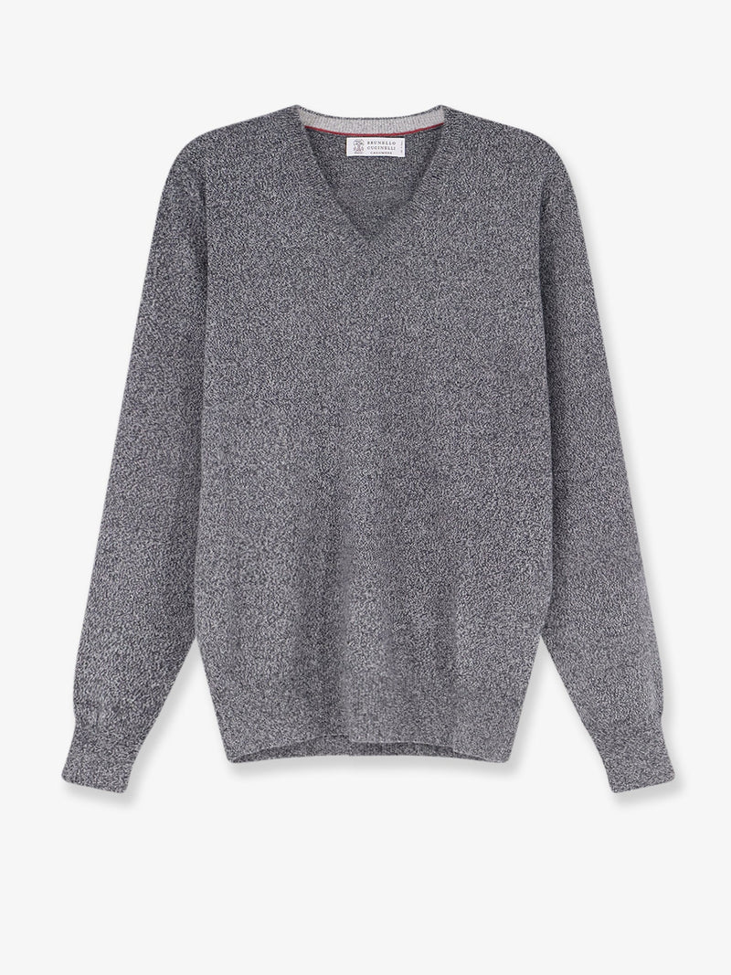 Brunello Cucinelli Brunello Cucinelli Cashmere Sweater Grey Men - World Class Fashion
