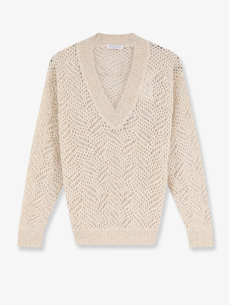 Brunello Cucinelli Brunello Cucinelli Cashmere Sweater Beige Women - World Class Fashion