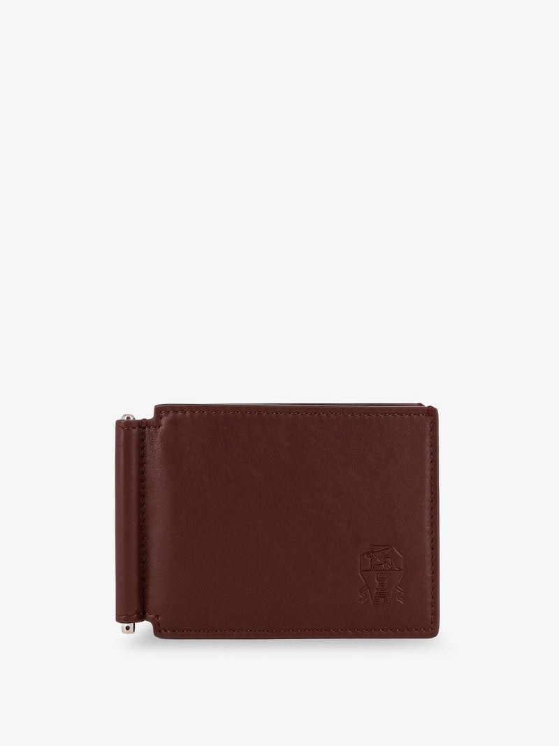 Brunello Cucinelli Brunello Cucinelli Leather Wallet Brown Men - World Class Fashion