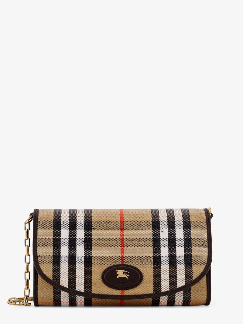 Burberry Burberry Coated Canvas Crossbody Bag Beige Women - World Class Fashion
