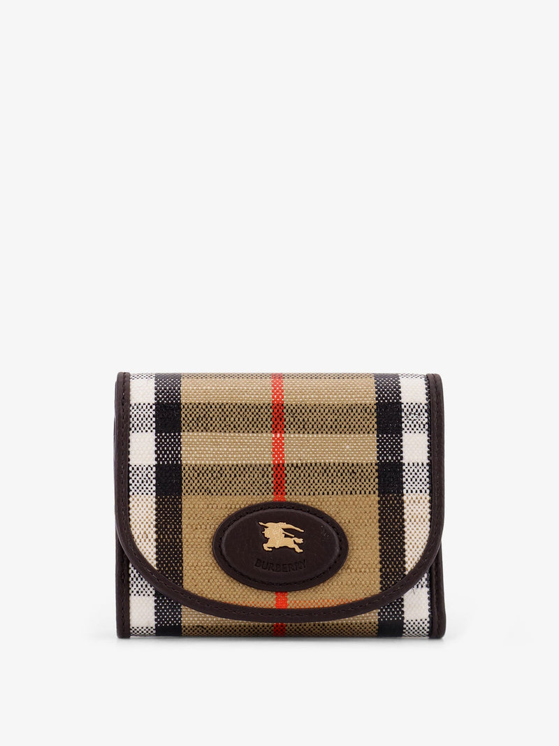Burberry Burberry Highlands Compact Wallet Beige Women - World Class Fashion