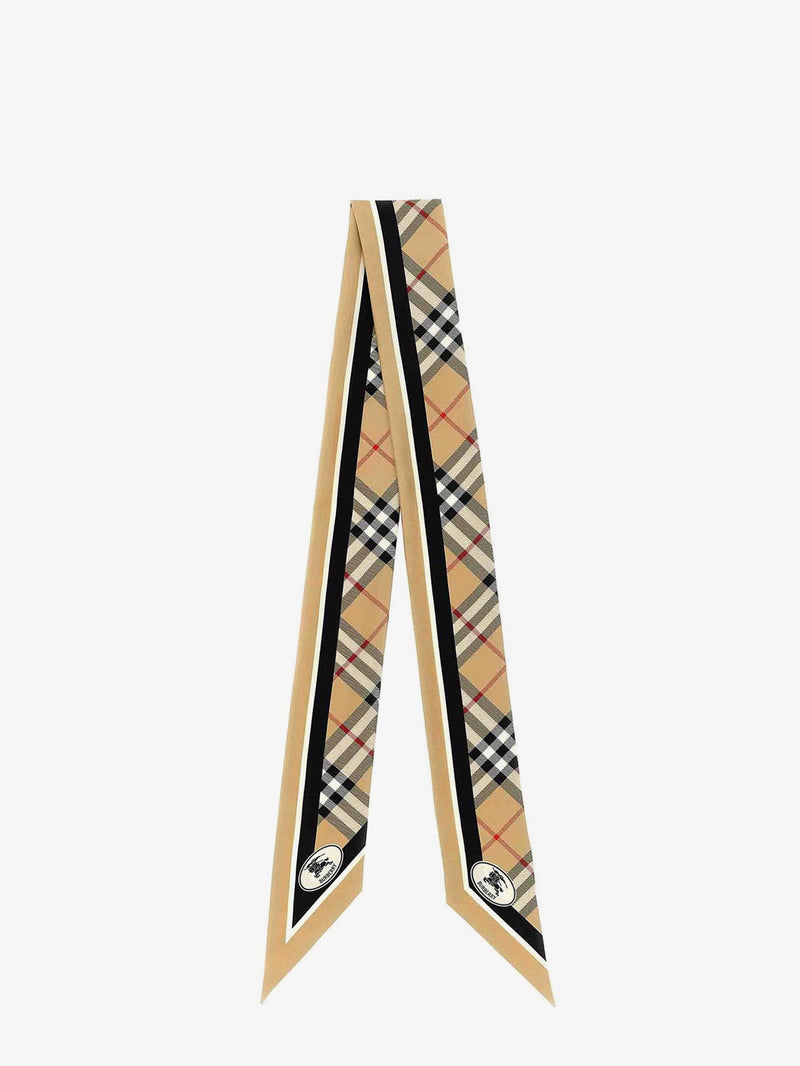 Burberry Burberry Medium Check Silk Bandeau Beige - World Class Fashion