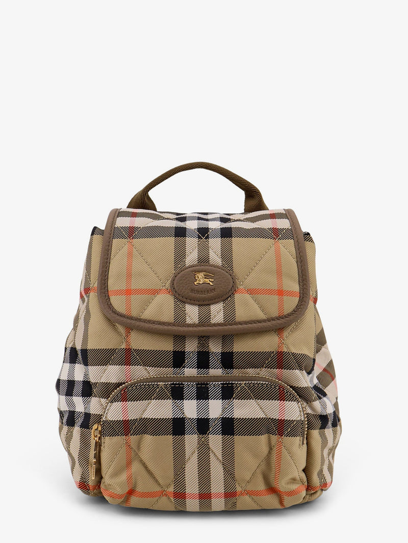 Burberry Burberry Horseshoe Nylon Backpack Beige Women - World Class Fashion