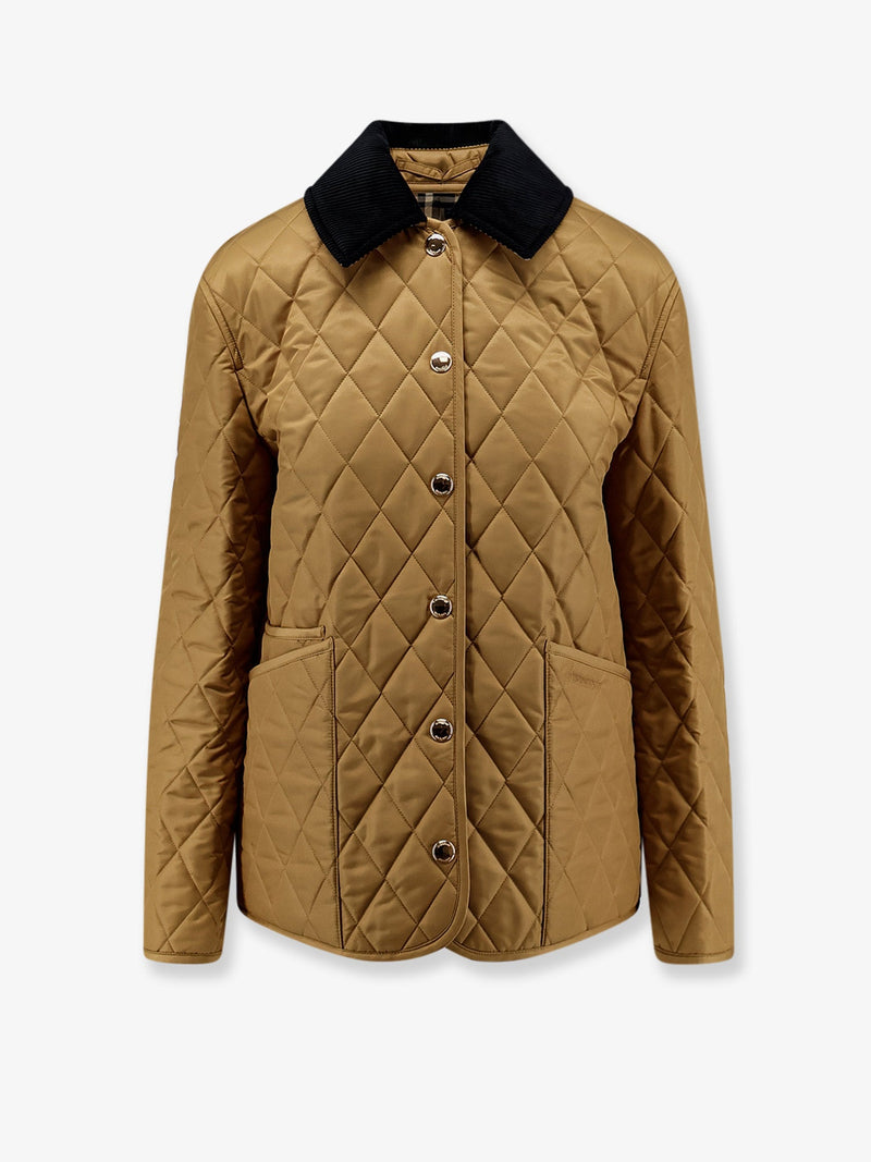 Burberry Burberry Dranefeld Quilted Jacket Beige - World Class Fashion