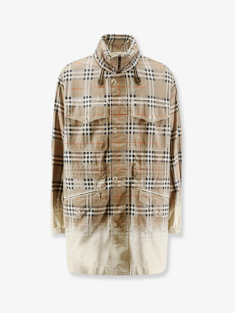 Burberry Burberry Lancaster Cotton Coat Beige - World Class Fashion