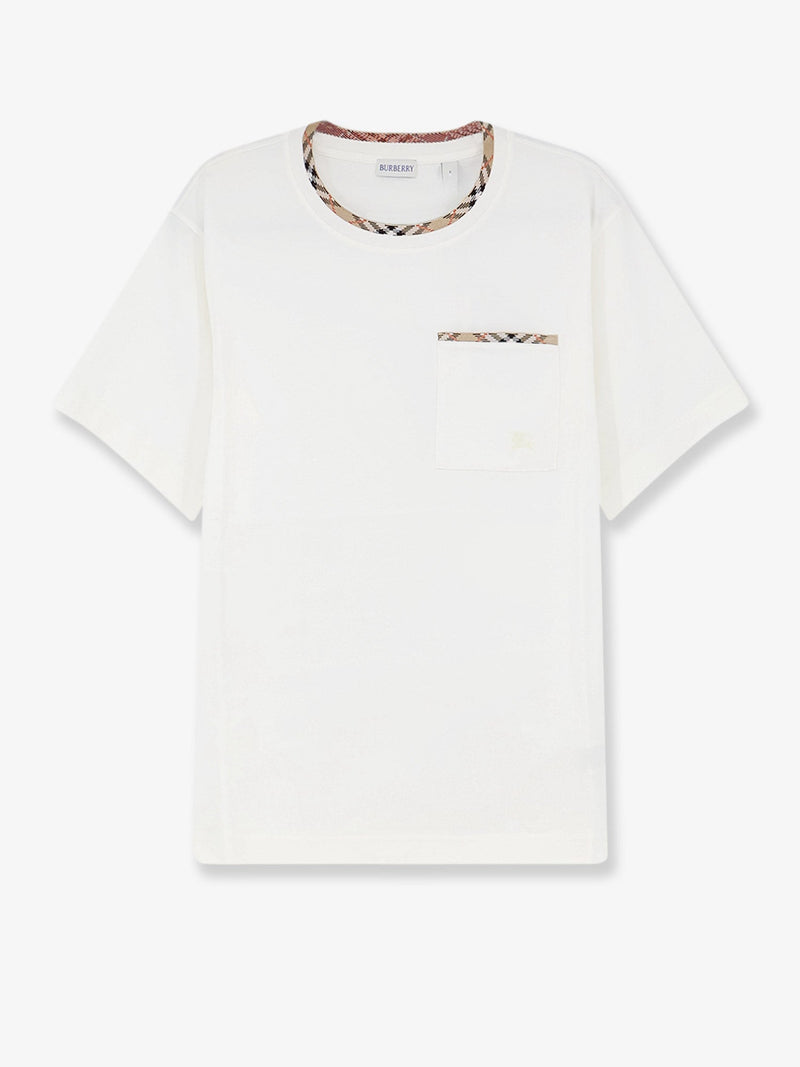Burberry Burberry Ryan Biologic Cotton T-Shirt White - World Class Fashion