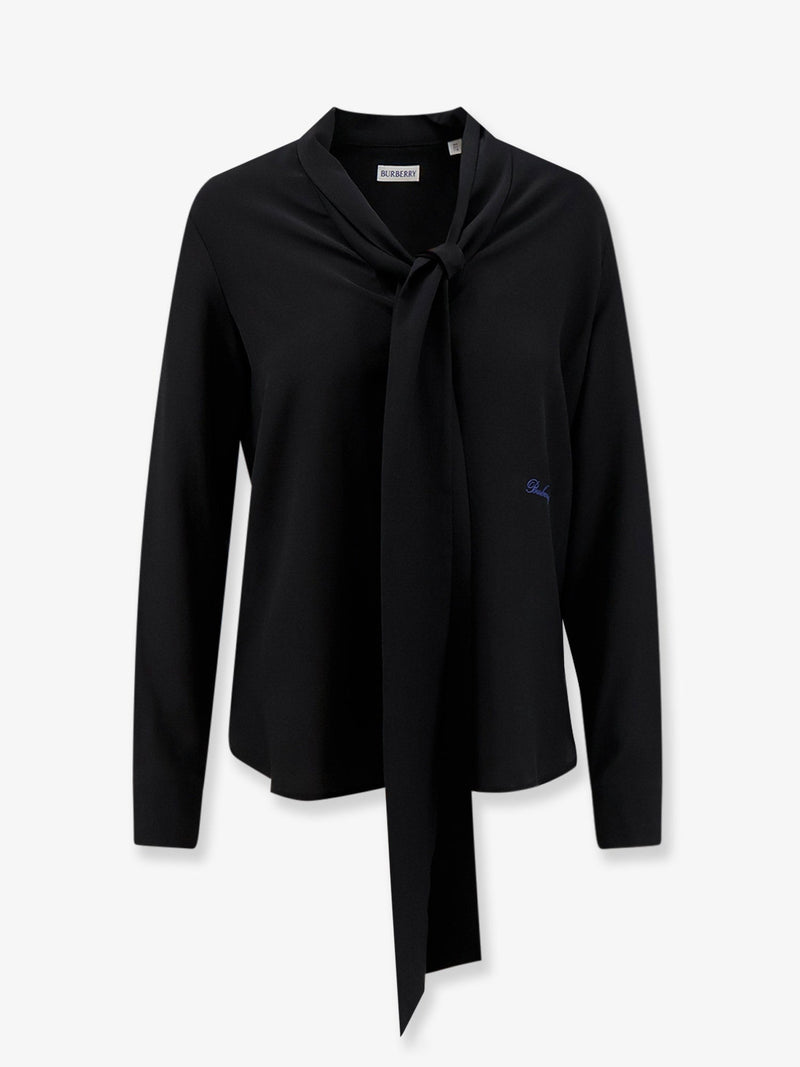 Burberry Burberry Rhiannon Silk Shirt Black - World Class Fashion
