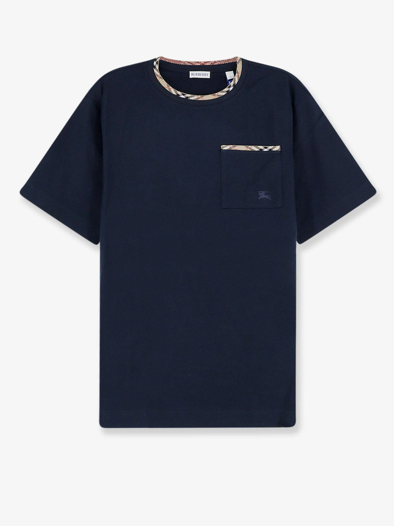 Burberry Burberry Cotton T-Shirt Blue Men - World Class Fashion