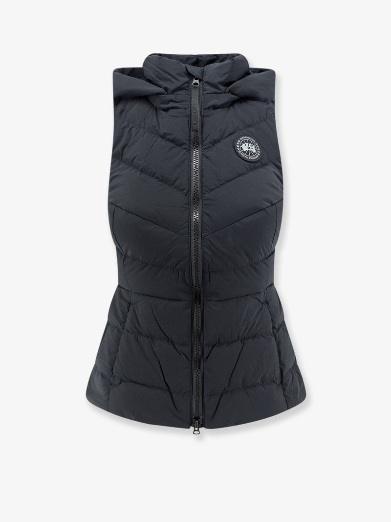 Canada Goose Canada Goose Clair Sleeveless Nylon Blend Jacket Black - World Class Fashion