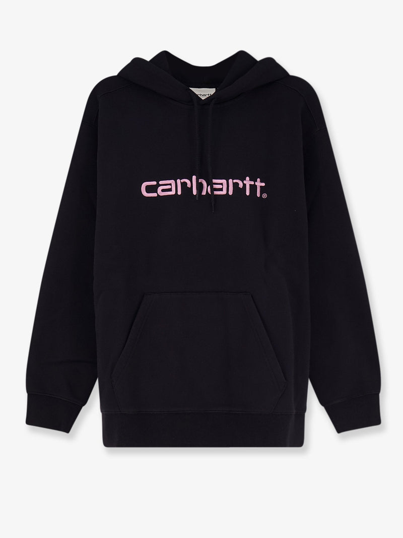 Carhartt WIP Carhartt WIP Hooded Cotton Blend Sweatshirt Black - World Class Fashion