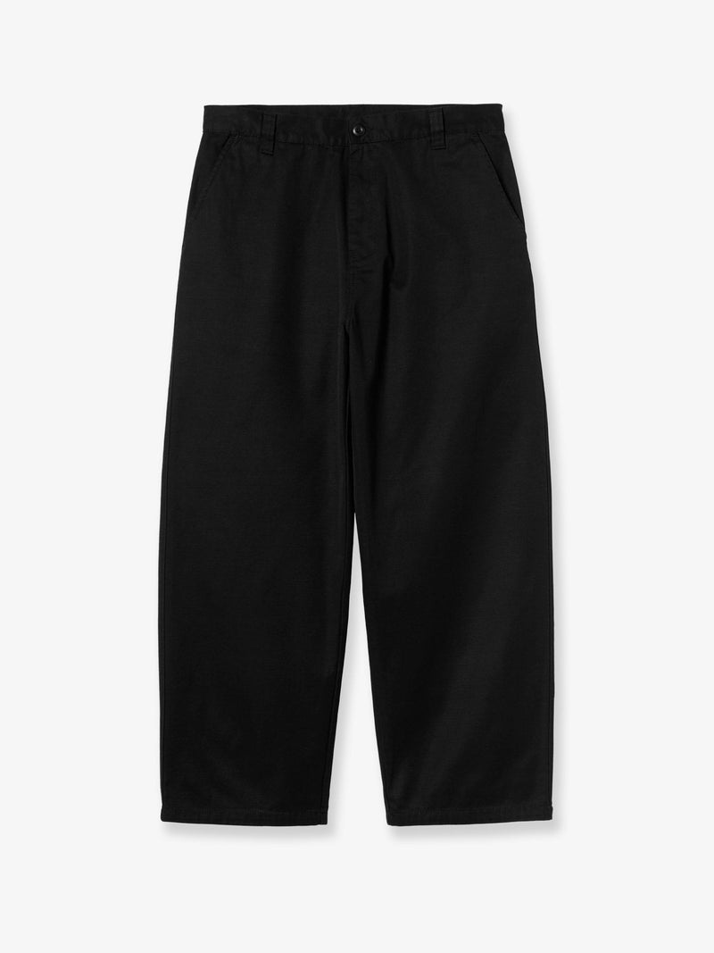 Carhartt WIP Carhartt WIP Brady Pant Cotton Trousers Black - World Class Fashion