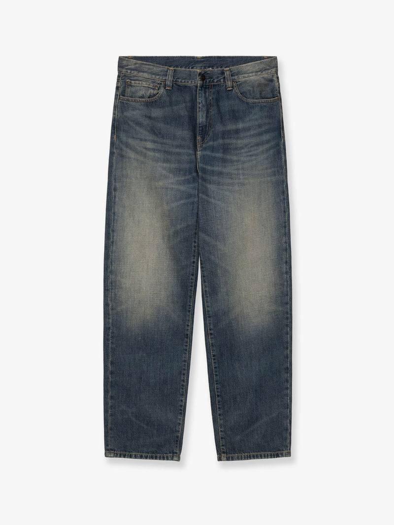 Carhartt WIP Carhartt WIP Aaron Pant Blue Denim Jeans - World Class Fashion