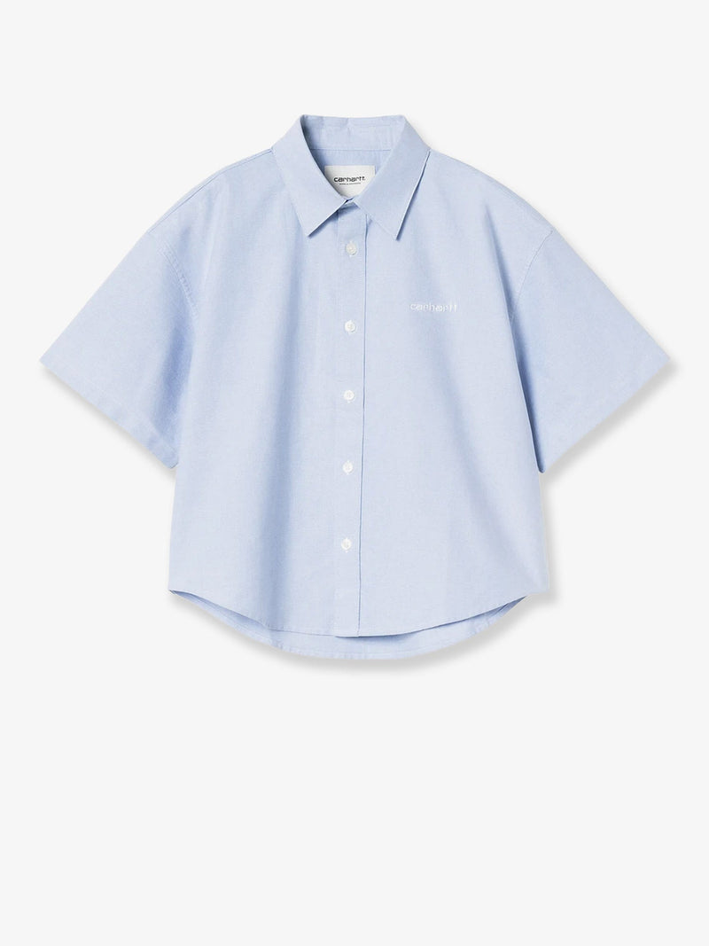 Carhartt WIP Carhartt WIP S/S Kaia Cotton Shirt Blue Women - World Class Fashion