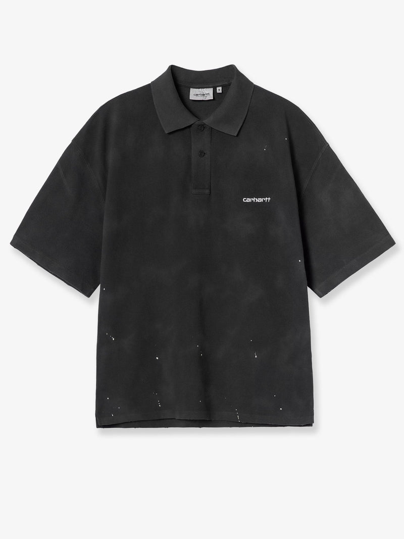 Carhartt WIP Carhartt WIP Cotton Painter Polo Shirt Black - World Class Fashion