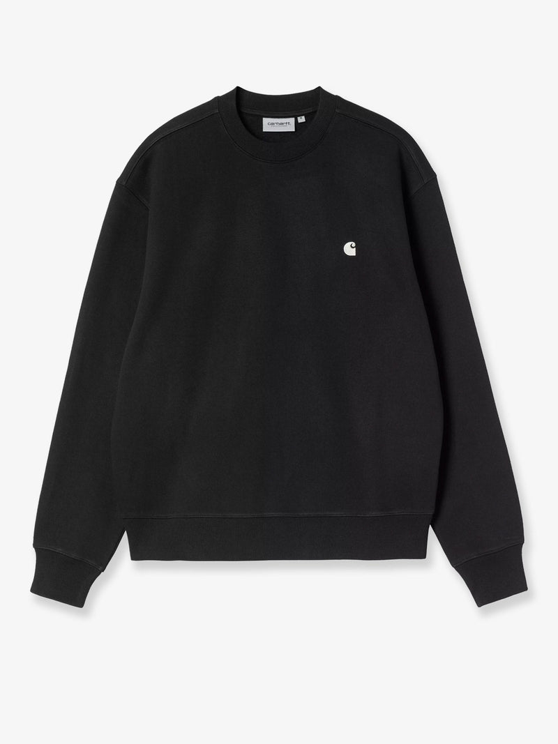 Carhartt WIP Carhartt WIP Mack Cotton-Blend Sweatshirt Black - World Class Fashion