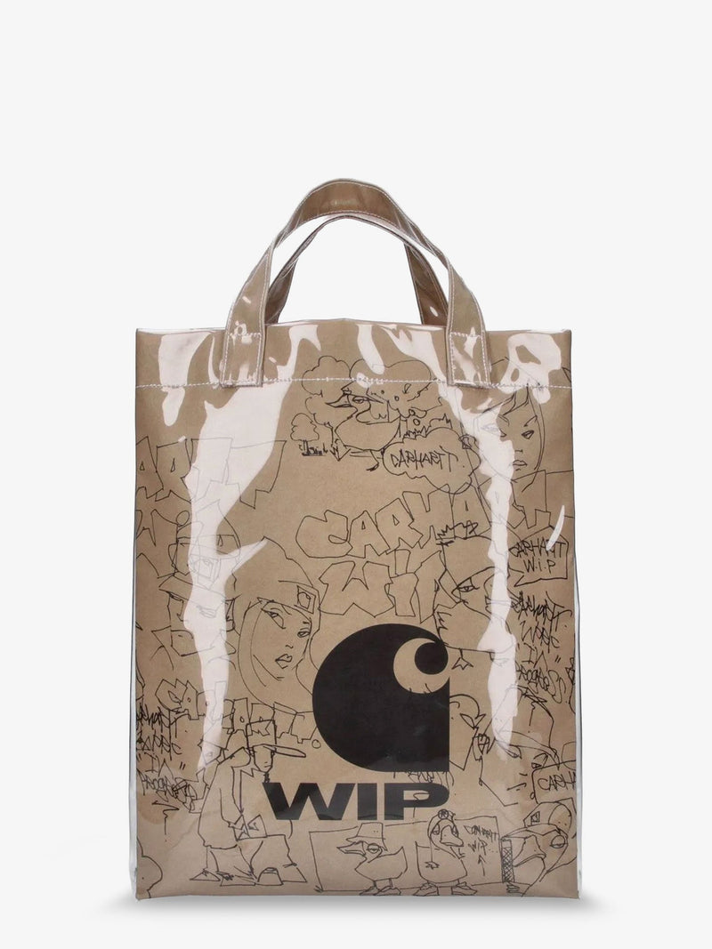 Carhartt WIP Carhartt WIP Blinkerfluid Laminated Handbag Beige - World Class Fashion