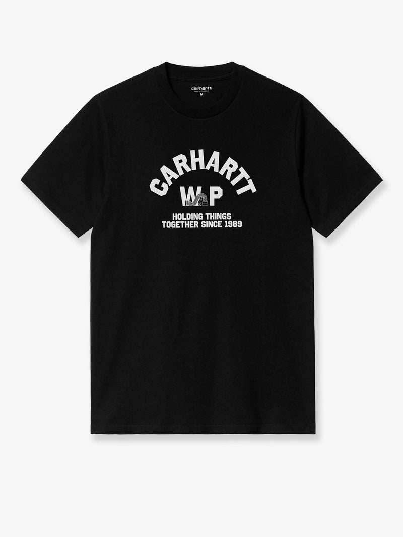 Carhartt WIP Carhartt WIP S/S Column Cotton T-Shirt Black - World Class Fashion