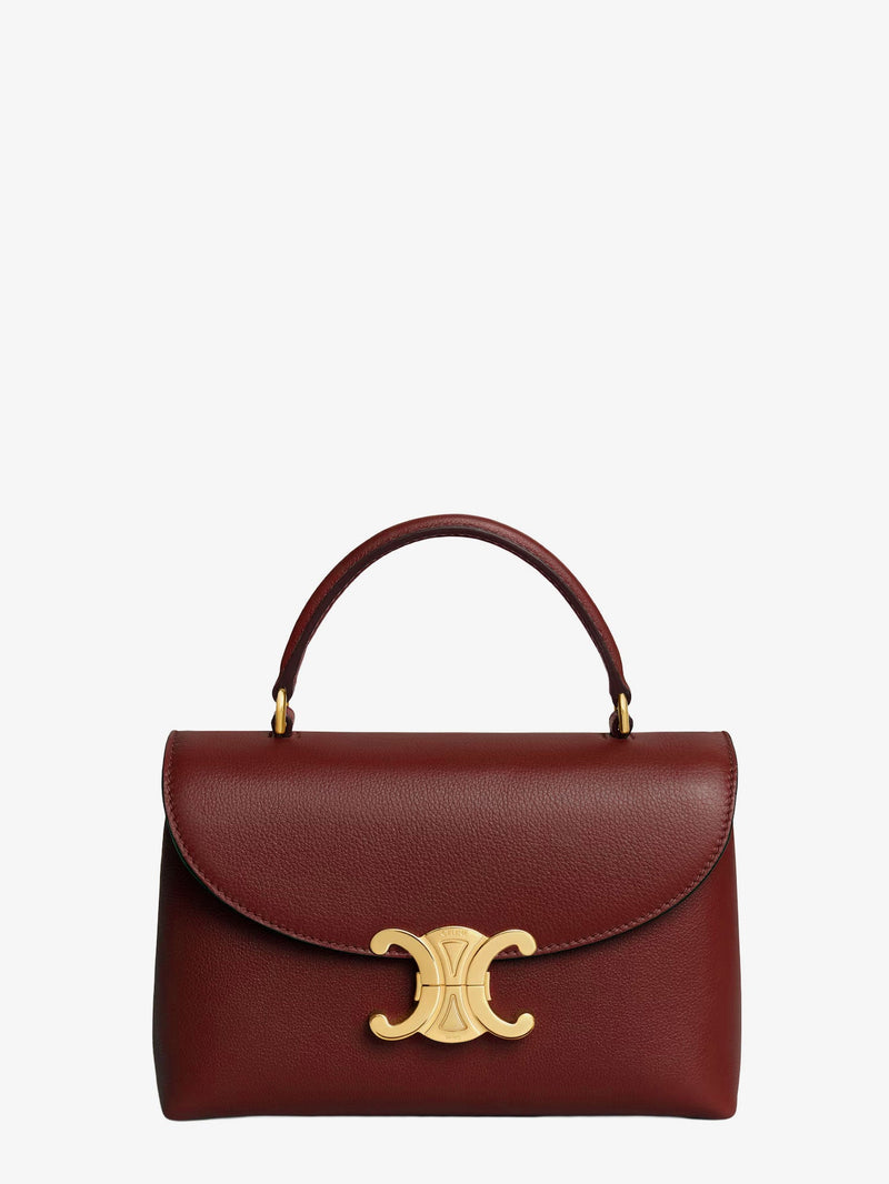 Celine Celine Teen Nino Leather Shoulder Bag Red - World Class Fashion