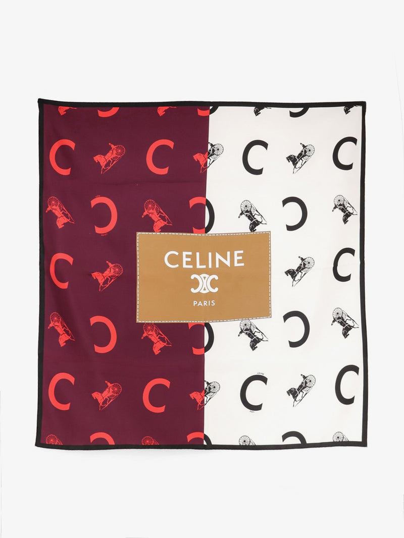 Celine Celine Silk Foulard Red Women - World Class Fashion