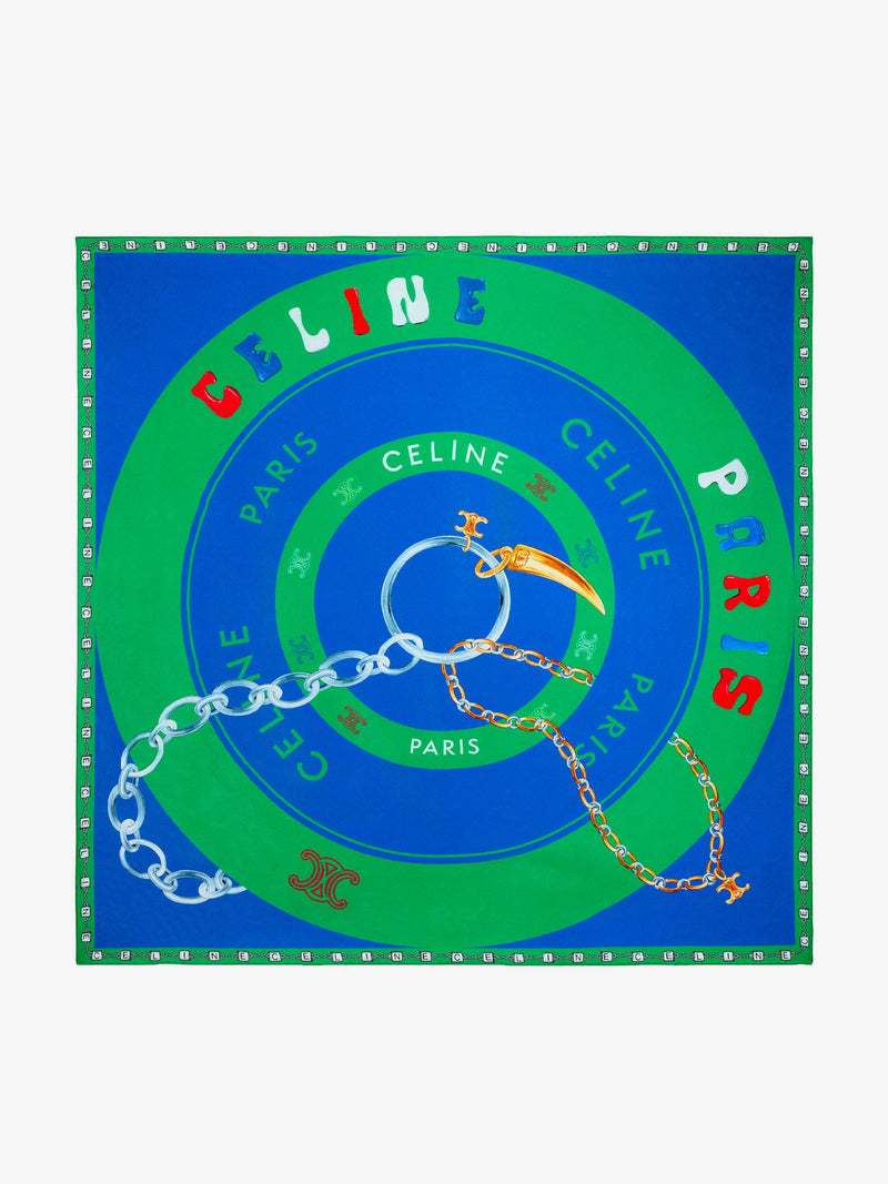 Celine Celine Silk Scarf Multicolor Women - World Class Fashion