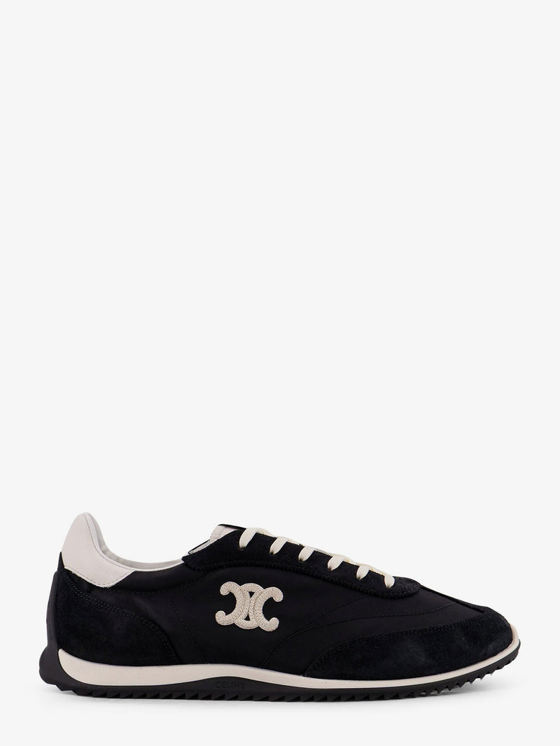 Celine Celine Nylon Racer Sneakers With Triomphe Logo On The Side - World Class Fashion