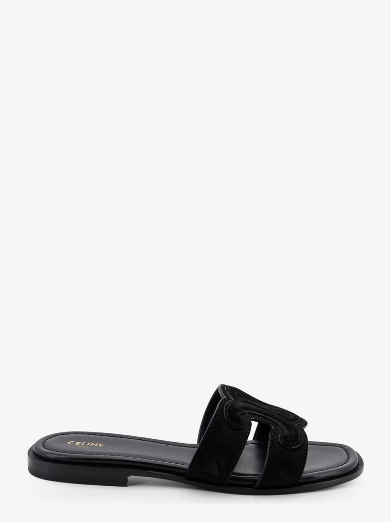 Celine Celine Marina Suede Sandals Black Women - World Class Fashion