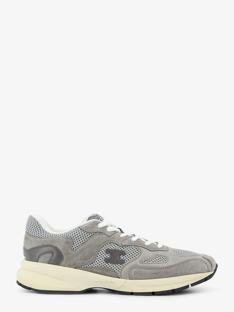 Celine Celine Runner Mesh and Suede Sneakers Grey - World Class Fashion