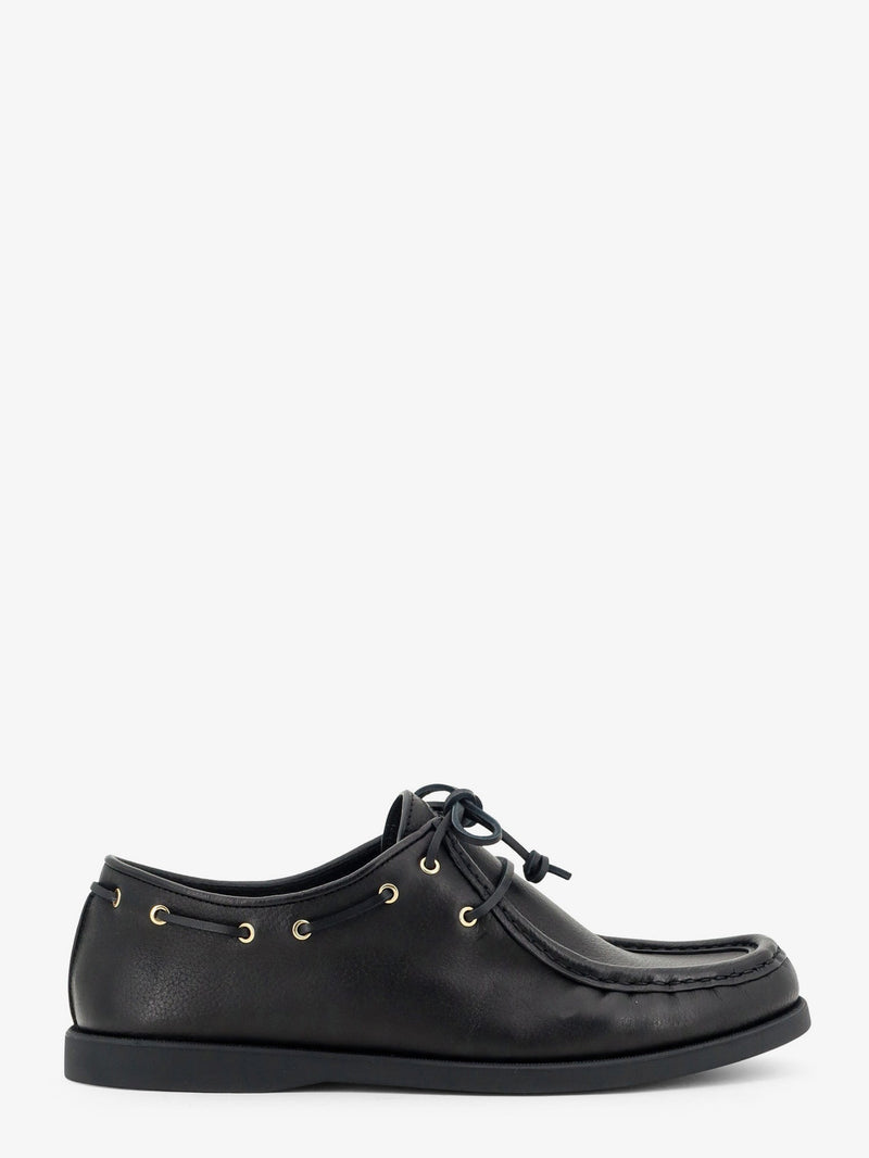 Celine Celine Leather Lace-Up Shoes Black Men - World Class Fashion