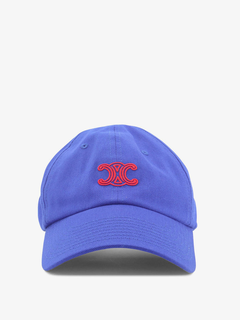 Celine Celine Richelieu Cotton Hat Blue - World Class Fashion