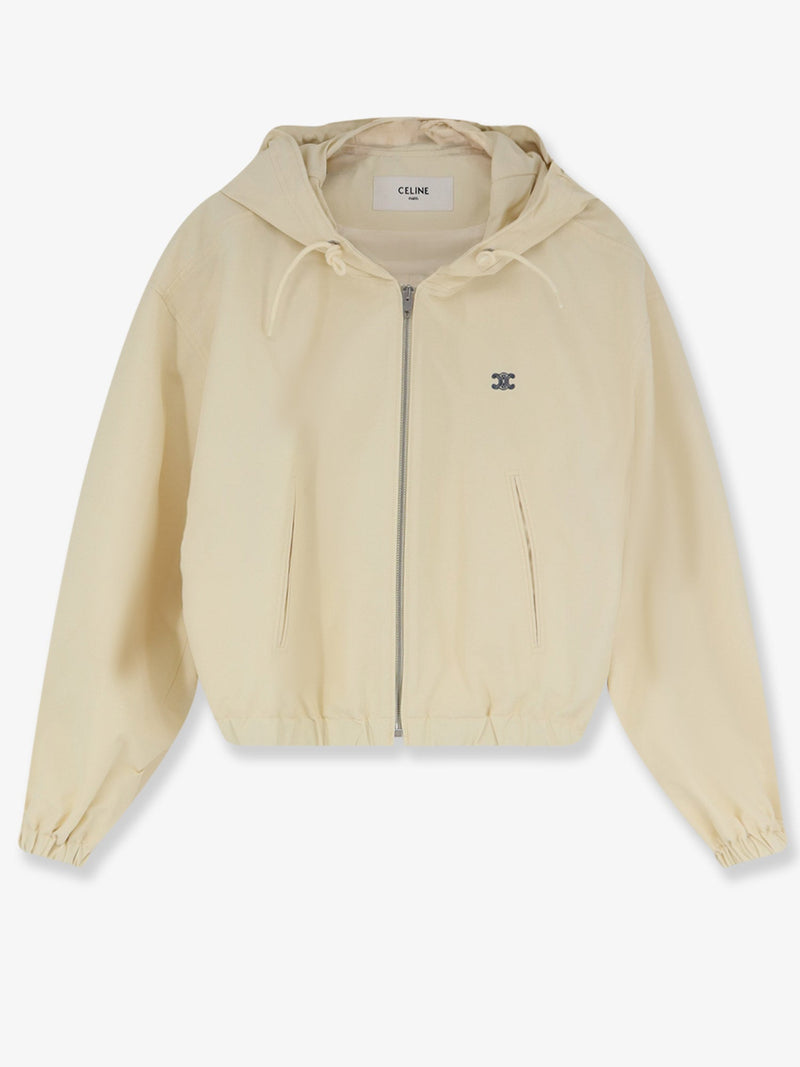 Celine Celine Cotton Blend Jacket White Women - World Class Fashion