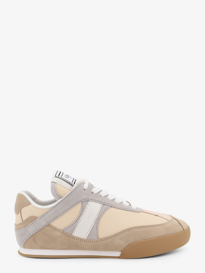 Chloe Chloe Kick Suede Sneakers Beige Women - World Class Fashion